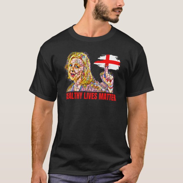 Liz Truss Richi Sunak brittisk premiärminister täv T Shirt (Framsida)