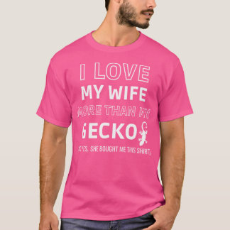 Lizard Älskare Reptile Herpetolog Funny Leopard G T Shirt