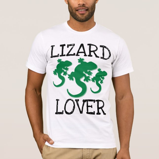 LIZARD ÄLSKARE T-SHIRTS (Framsida)
