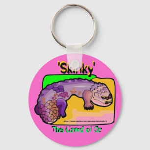 Lizard älskare-The Lizard of Oz-SKINK-keychain Nyckelring
