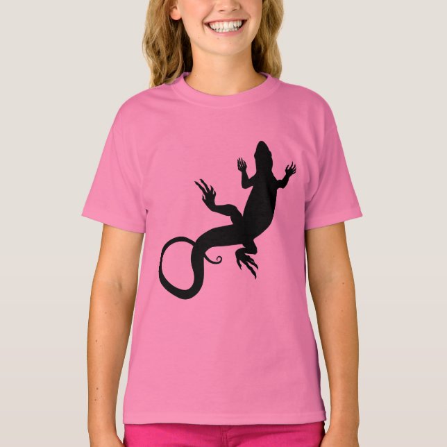 Lizard Art Barn T-shirts Barn Reptile Shirts (Framsida)