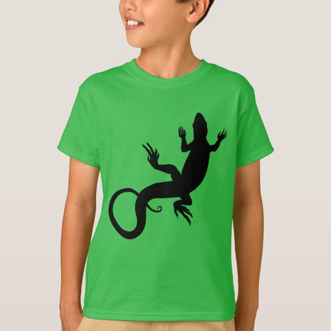 Lizard Art Barn T-shirts Barn Reptile Shirts (Framsida)