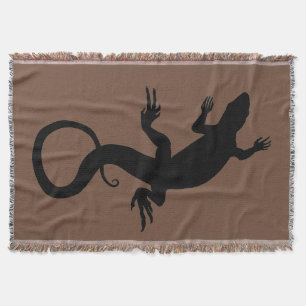 Lizard Art Blankets Reptile Lizard Throw Blanket Filt