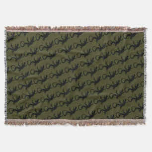 Lizard Art Blankets Reptile Lizard Throw Blanket Filt