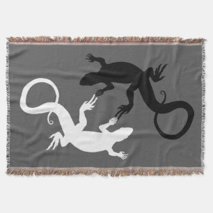 Lizard Art Blankets Reptile Lizard Throw Blanket Filt
