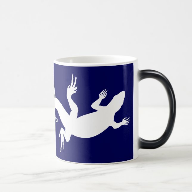 Lizard Art Coffee Kopp Coola Reptile Lizard Mugg (Höger)