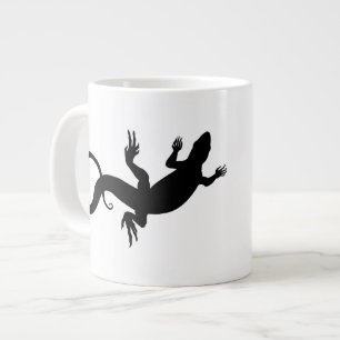 Lizard Art Coffee Kopp Coola Reptile Lizard Mugg Jumbo Mugg
