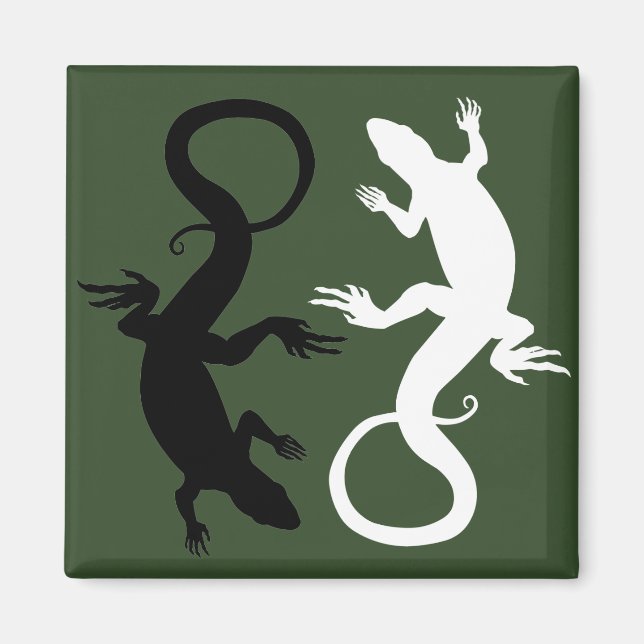 Lizard Art Fridge Magnet Reptile Magnets & GIfts (Framsidan)