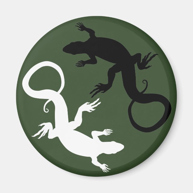 Lizard Art Fridge Magnet Reptile Magnets & GIfts (Framsidan)