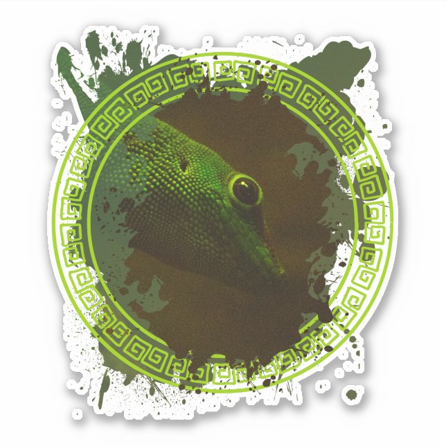 Lizard Art Klistermärken (Framsida)