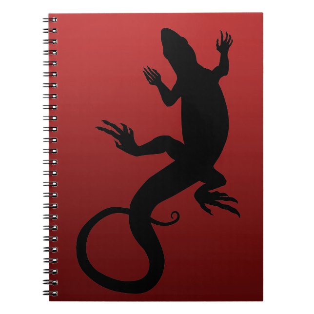Lizard Art Notebook Reptile Art Journal Bok Anteckningsbok (Framsidan)