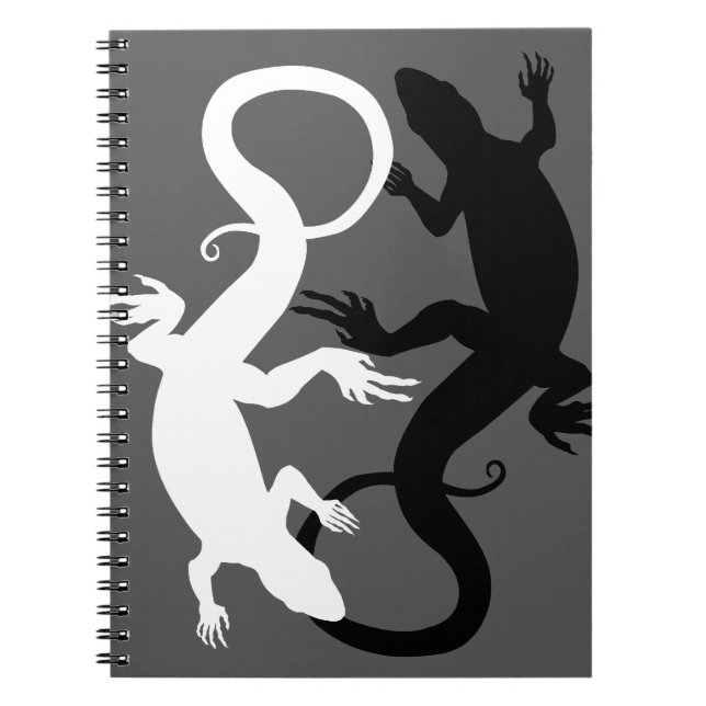 Lizard Art Notebook Reptile Art Journal Bok Anteckningsbok (Framsidan)