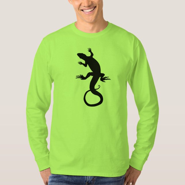 Lizard Art Shirts Långärmad Reptile T-shirts (Framsida)