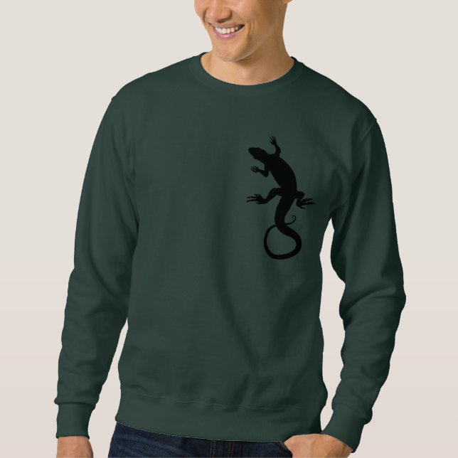 Lizard Art Sweatshirt Reptile/Lizard Shirts (Framsida)