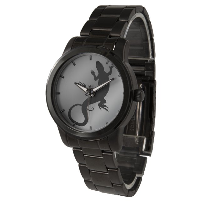 Lizard Art Watch Coola Reptile Art Wrist Watch Armbandsur (Vinklad)