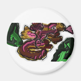 Lizard Art Work Magnet