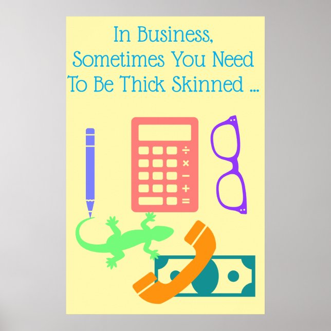 Lizard at Work Poster (Framsidan)