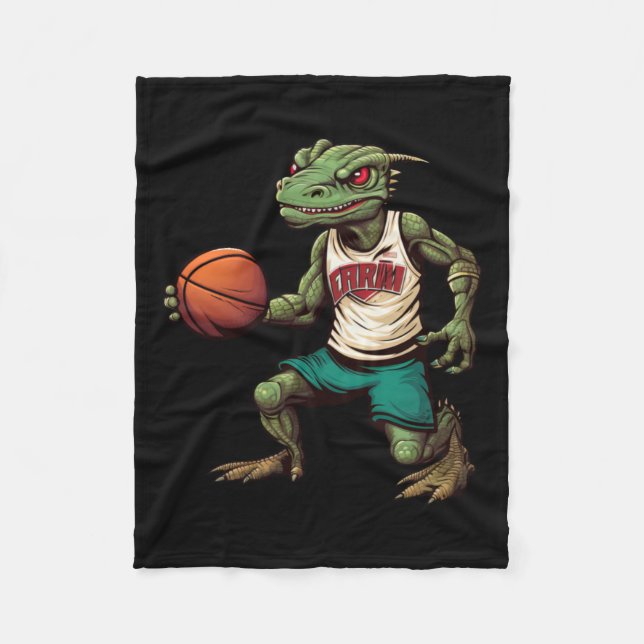 Lizard Basketball Fleecefilt (Framsidan)