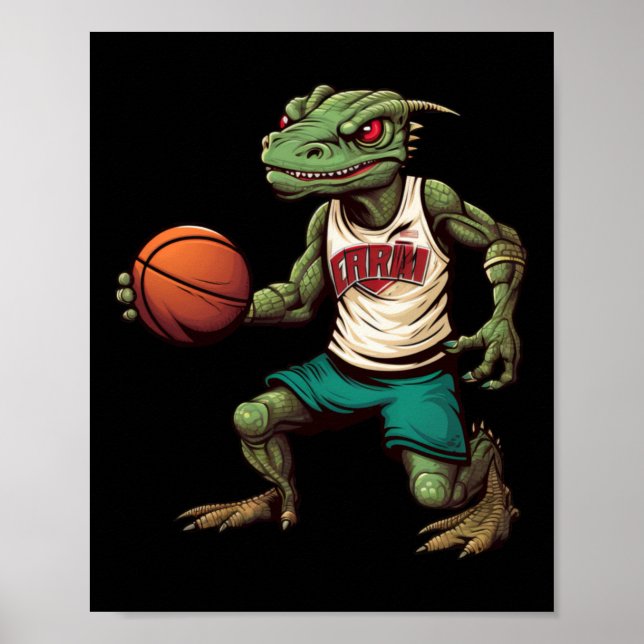 Lizard Basketball Poster (Framsidan)