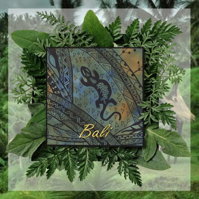 Lizard Batik Inbjudningar (Skapare uppladdad)