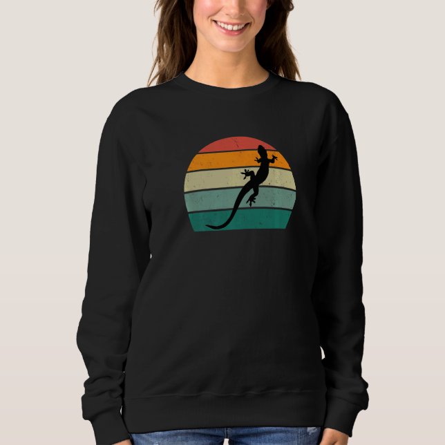 Lizard bearded dragon terrarium chameleon clawed r t shirt (Framsida)