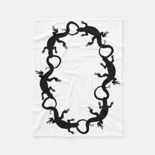 Lizard Blanket Coola Lizard Art Fleece Blanket