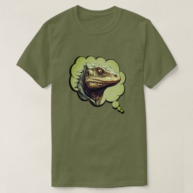 Lizard Brain T Shirt (Design framsida)