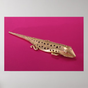 Lizard från Colombia Poster