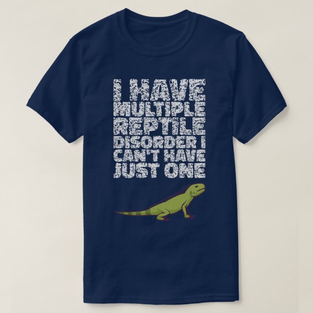 Lizard Gifts for Reptile Älskare Keeper 1 T Shirt (Design framsida)