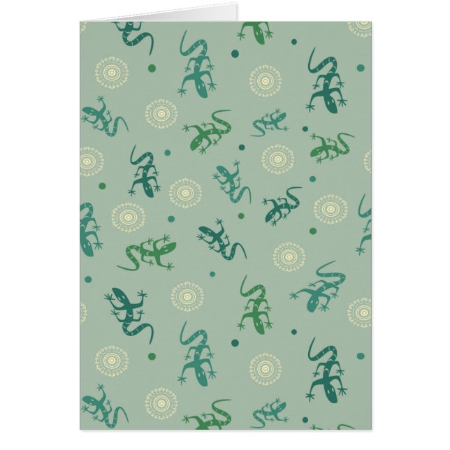 Lizard Hälsningskort (Framsidan)