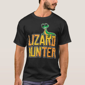 Lizard Hunter Funny Gecko Reptile Owner Kids Gift T Shirt