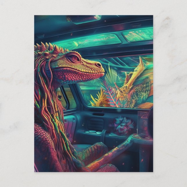 Lizard i en Van Vykort (Framsida)