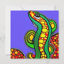 Lizard Kärlek Julkort