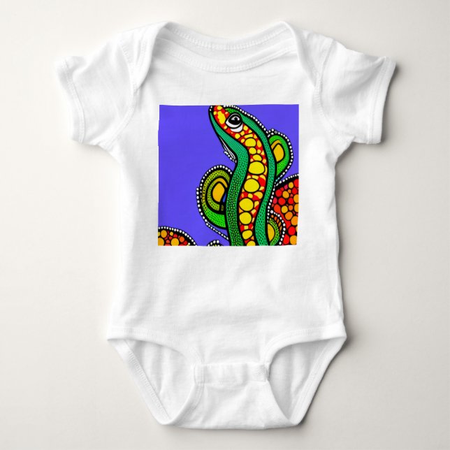 Lizard Kärlek T Shirt (Framsida)