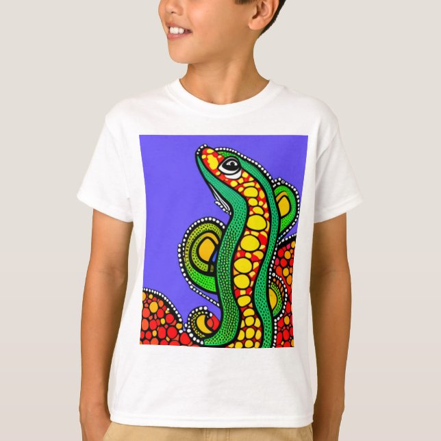 Lizard Kärlek T Shirt (Framsida)