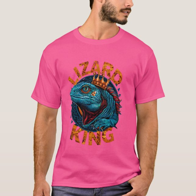 Lizard Kung Funny Reptile Exotic Iguana Bearded Dr T Shirt (Framsida)
