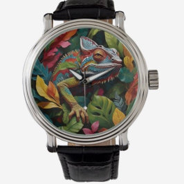 Lizard Leaves & Colour  Armbandsur