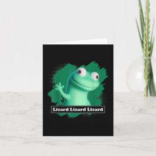 Lizard Lizard Elio Meme Funny Design T-shir Kort