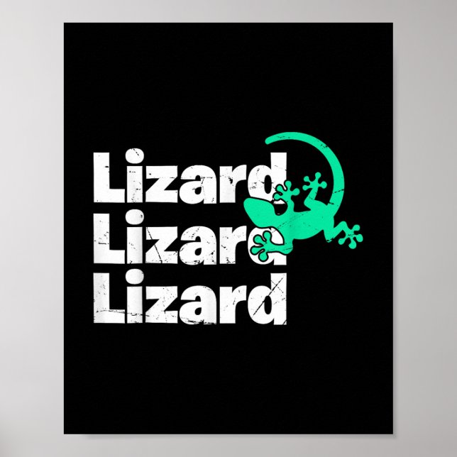 Lizard Lizard Funny Meme _2 Poster (Framsidan)