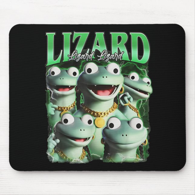 Lizard Lizard Funny Meme Lizard Bootleg Wei Musmatta (Framsidan)