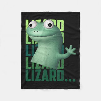 Lizard Lizard Funny Meme T-shirt_2.png Fleecefilt