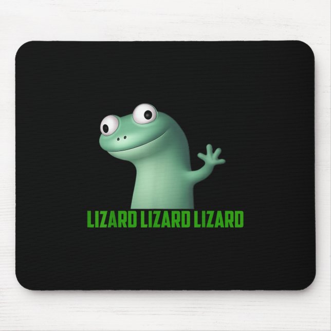 Lizard Lizard Lizard Funny Graphic Musmatta (Framsidan)