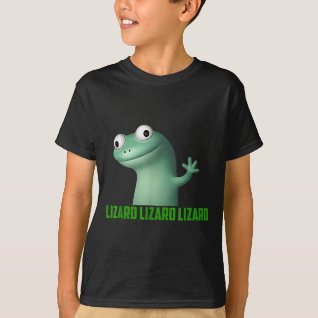 Lizard Lizard Lizard Funny Graphic T-s T Shirt (Framsida)