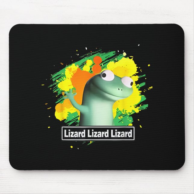 Lizard Lizard Shirt Funny Weirdcore Animal Musmatta (Framsidan)