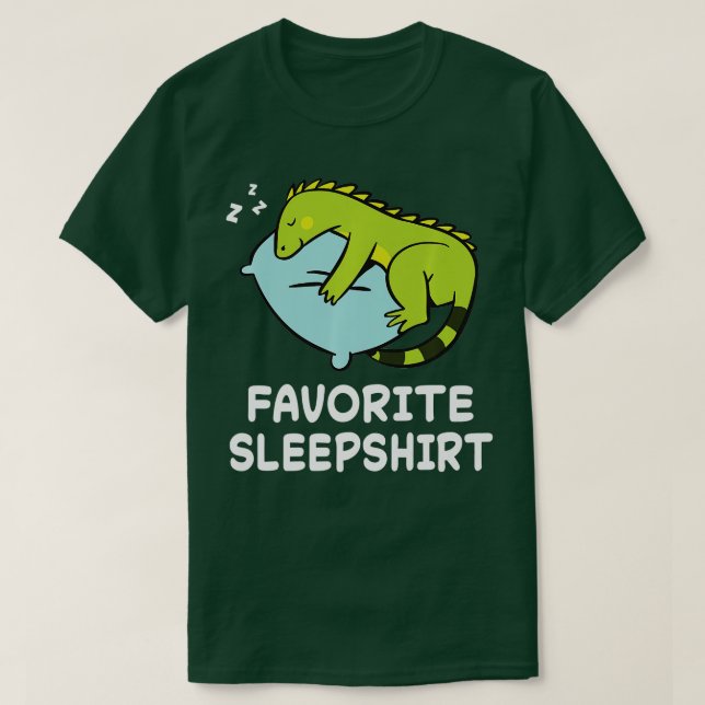 Lizard Lizards Nap Sleeping Pajama Pajamas N T Shirt (Design framsida)