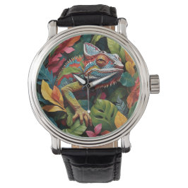 Lizard Lövs & Färg Armbandsur