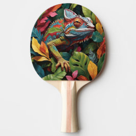 Lizard Lövs & Färg Ping Pong Paddle Pingisracket