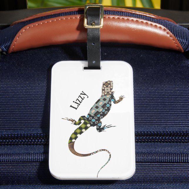 Lizard Luggage Tag Bagagebricka (Framsida Insitu 2)