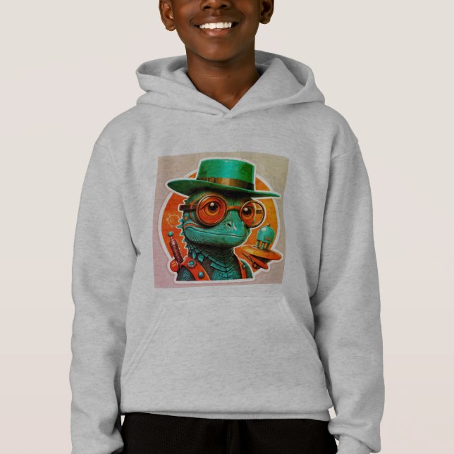 Lizard Lunge Unisex T-Shirts (Framsida)