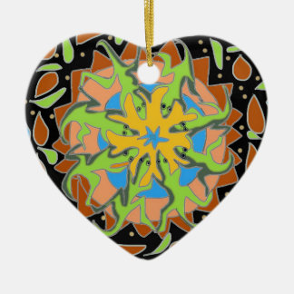 Lizard Mandala Julgransprydnad Keramik